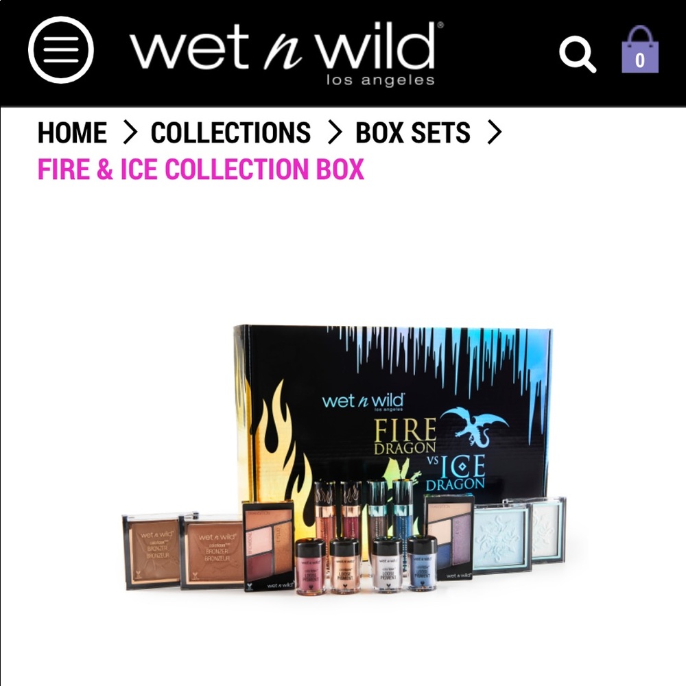 Wet N Wild Fire and Ice-entire collection